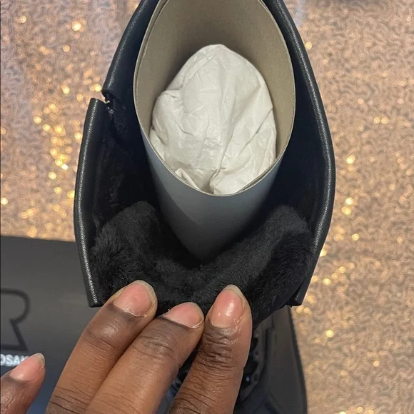 Men RUDSAK Black High-Top Boots - Picture 6 of 10